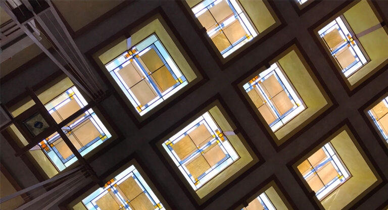 New Systems, Same Finishes: The Unique Challenges of Restoring a Frank Lloyd Wright Building