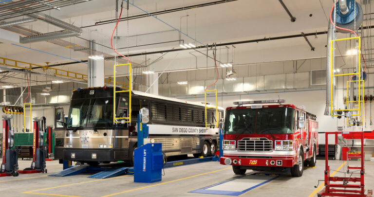 San Diego County Fleet Maintenance Facility and Parking Structure